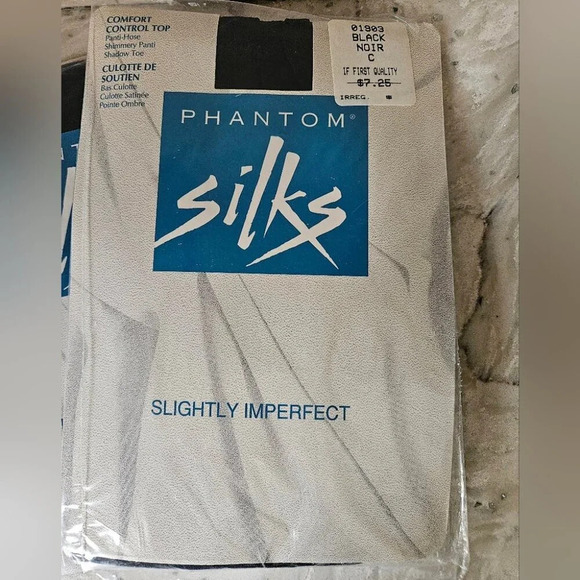 4 Packs of Phantom Comfort Control Top Silks/Pantihose/Tights Shimery Shadow Toe - Picture 5 of 6